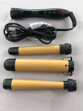 CHI Interchangeable Curling Wand 3 Barrel Attachments for Versatile Curls TESTED